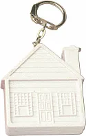 ABS key holder tape measure