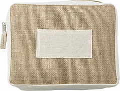 Jute toiletry bag 