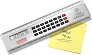 HEATHER ABS ruler with calculator