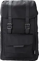 rPET (290T) polyester twill flap backpack