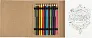 Kora Cardboard drawing set 