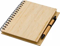 A5 spiralni notes od bambusa