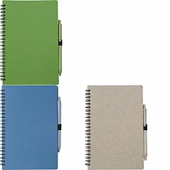 Notes od pšenične slame s kemijskom olovkom