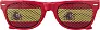 LEXI Plexiglass sunglasses with country flag