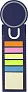  Cardboard bookmark Clay