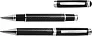 Ziva Carbon fibre and brass writing set