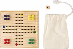 Wooden ludo game