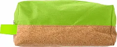 Polyester and cork toilet bag 