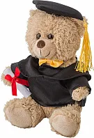 Plush graduation bear