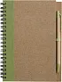 Stella Wire bound notebook with ballpen. 