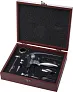 Emil Wooden wine gift set 