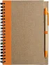 Stella Wire bound notebook with ballpen. 