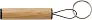 ILSE Bamboo mini torch with keychain
