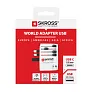 SKROSS MUV World Travel Adapter MUV 2-pole with USB A and C - Skross