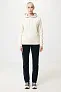 Iqoniq Torres recycled cotton hoodie undyed, natural raw - iqoniq