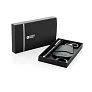 SP Tula RCS certified recycled PU key holder and pen set - Swiss Peak