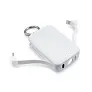 Dimetrice prijenosna baterija s karabinerom i svijetlom 1W, 4.000 mAh