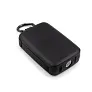 Dimetrice prijenosna baterija s karabinerom i svijetlom 1W, 4.000 mAh