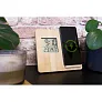  Bamboo wireless charger 10W, weather station