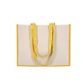  Laminated jute shopping bag with laminated cotton element