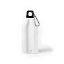  Recycled aluminium sports bottle 400 ml, carabiner