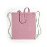  Recycled cotton bag 2 in 1, drawstring bag and shopping bag