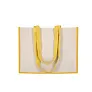  Laminated jute shopping bag with laminated cotton element