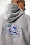  Iqoniq Trivor recycled polyester microfleece hoodie, storm grey - iqoniq