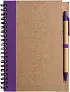 Stella Wire bound notebook with ballpen. 