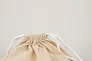 Joy Recycled cotton drawstring bag
