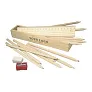 CARMELITA Wooden box with pencils