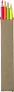  Wooden highlighter pencil set Kaden