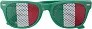 LEXI Plexiglass sunglasses with country flag
