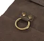 Nori Split leather apron 