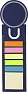  Cardboard bookmark Clay