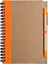 Stella Wire bound notebook with ballpen. 