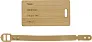 SHAWN Bamboo luggage tag
