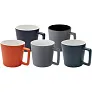 Cali 370 ml ceramic mug with matt finish