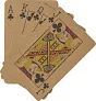 Andreina Recycled paper playing cards