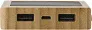JOAN Bamboo solar power bank, 8.000 mAh