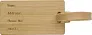 SHAWN Bamboo luggage tag