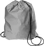 Melila Synthetic fibre (190D) reflective drawstring backpack 