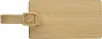 SHAWN Bamboo luggage tag