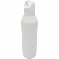 600 ml RCS certified recycled stainless steel insulated bottle with 300 ml cup