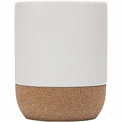 300 ml ceramic mug with cork details and matt finish