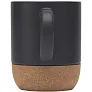 Billie 300 ml ceramic mug with cork details and matt finish