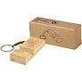 Bosona bamboo phone holder with keychain