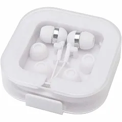 wired Type-C earbuds with recycled plastic storage box