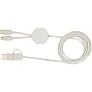 Chechia 5u1 kabel za sinkronizaciju podataka i brzo punjenje 27 W od reciklirane plastike s detaljima od bambusa
