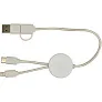 Chechia 5u1 kabel za sinkronizaciju podataka i brzo punjenje 27W od reciklirane plastike s detaljima od bambusa